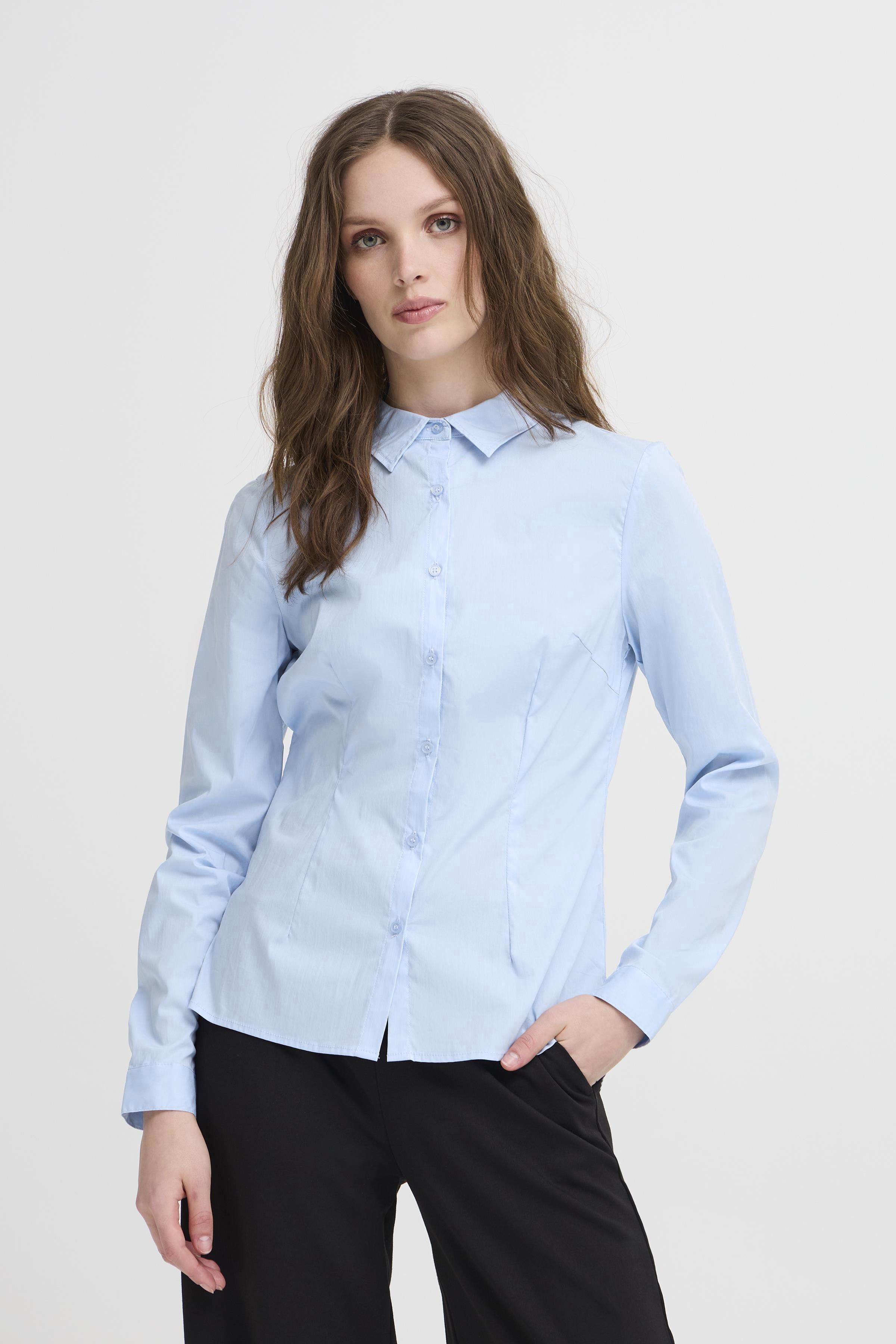 Chemisier DIMA - ICHI102533bleu - Ichi