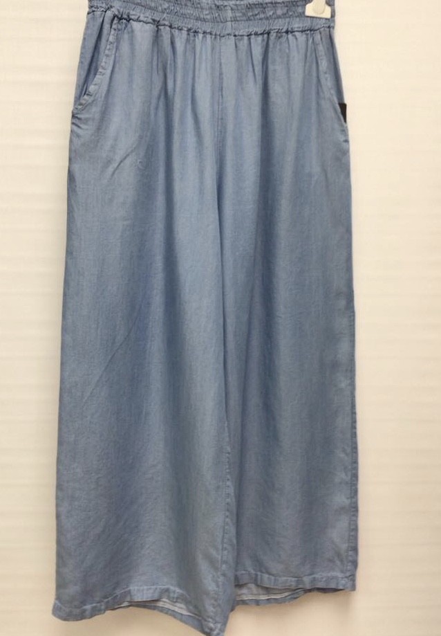 Palazzo en tencel / taille élastique - 02359F - Made in Italy