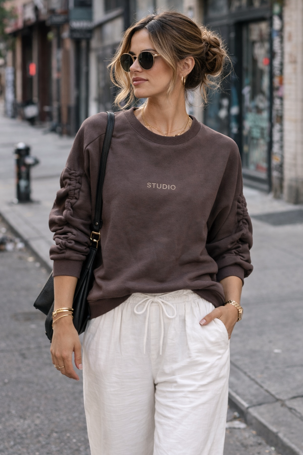 Chandail SWEAT - ON15382073coffee - ONLY