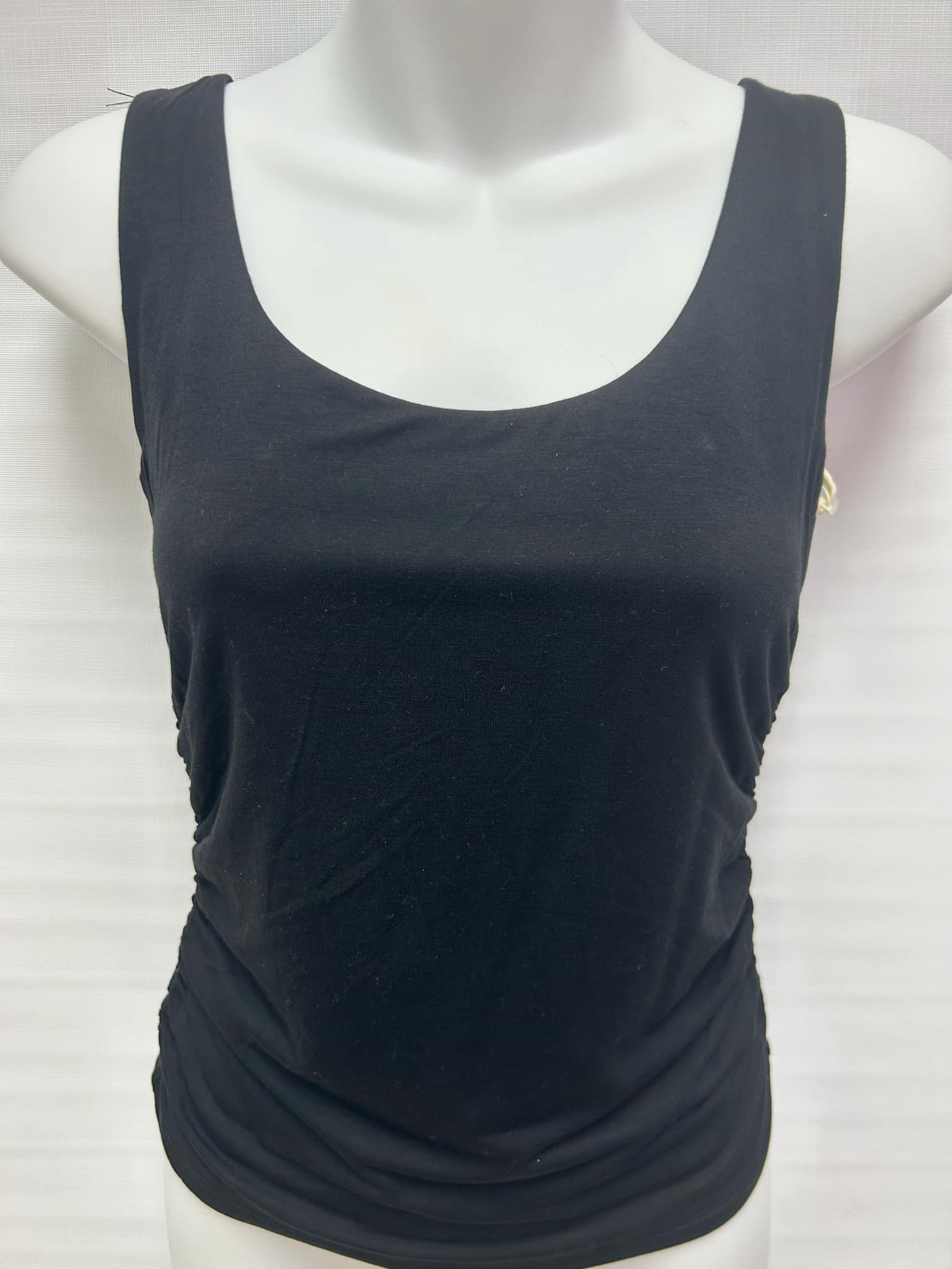 Camisole essentielle plis sur les cotes - BT2524303noir - Blacktape
