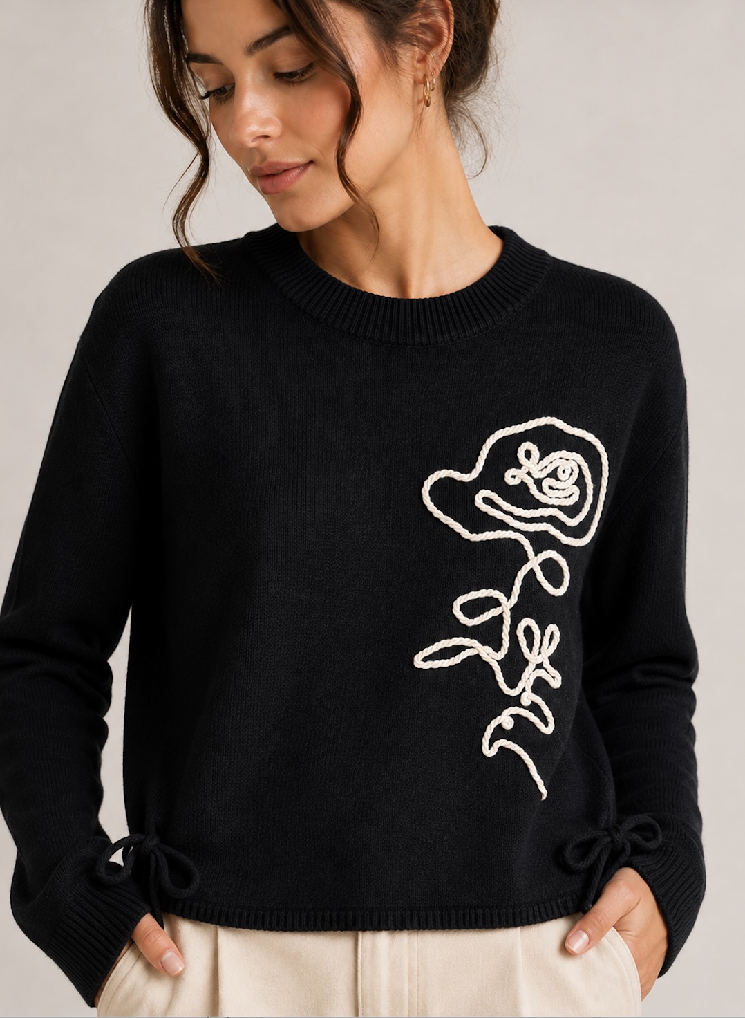 Chandail KATIA - ON15375781noir - ONLY