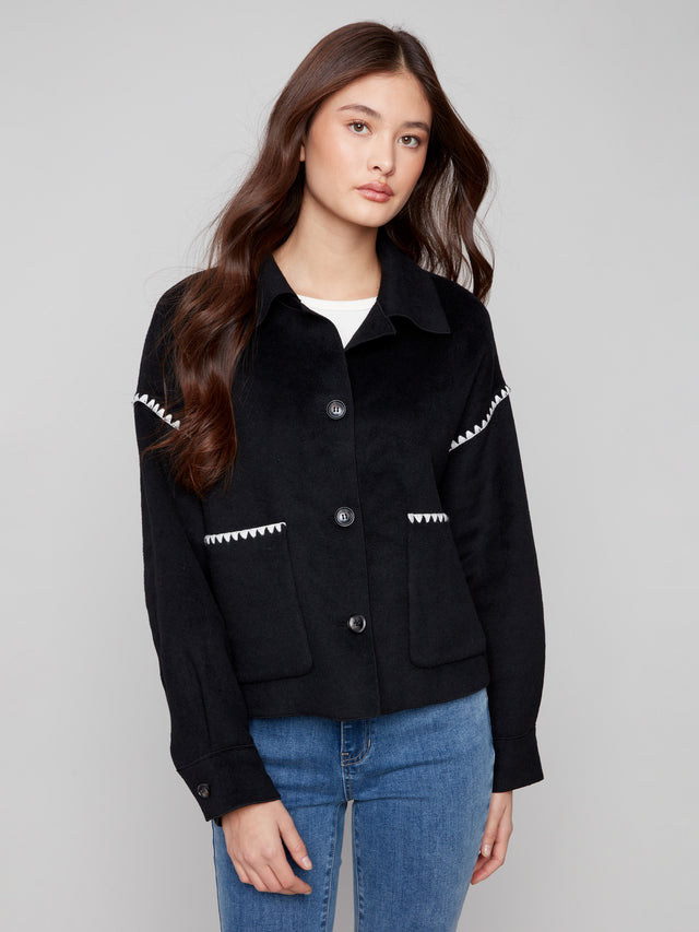 Manteau VERO - C6377noir - Charlie B