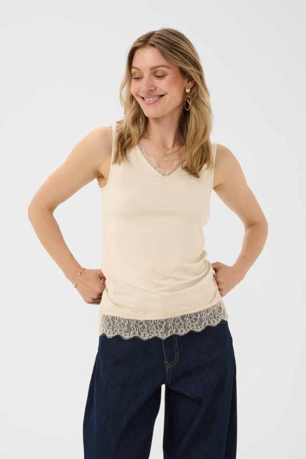 Camisole ALVAIA - CR10615546oatmeal - Cream