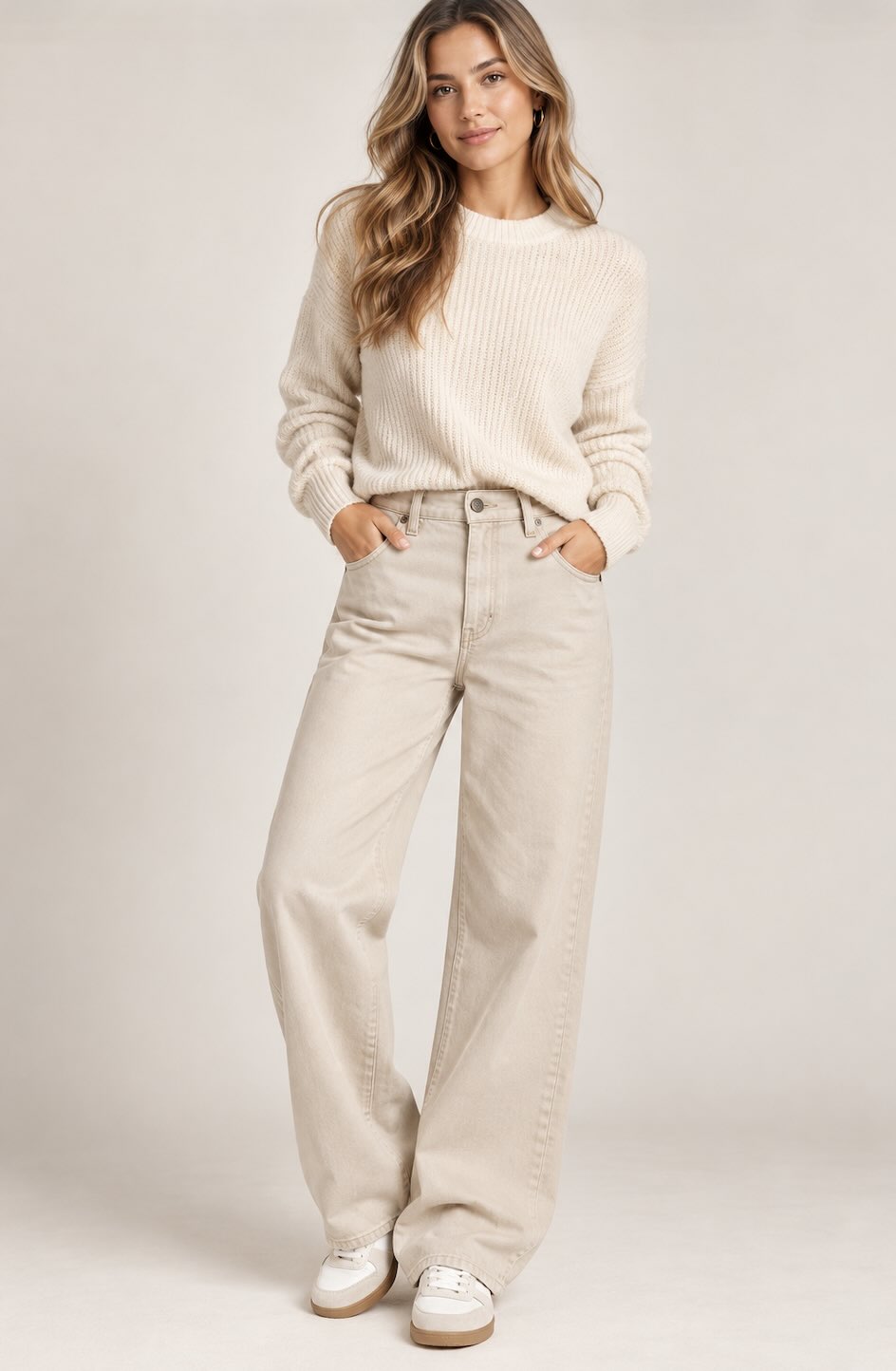Jeans CHLOE baggy - YJ3049otameal - Yoga Jeans 