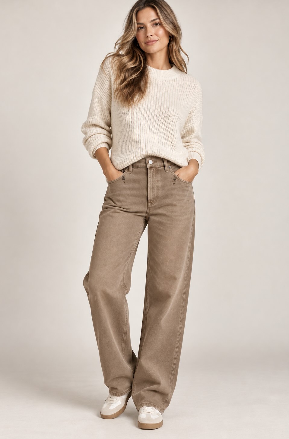 Jeans CHLOE baggy - YJ3049moka - Yoga Jeans 