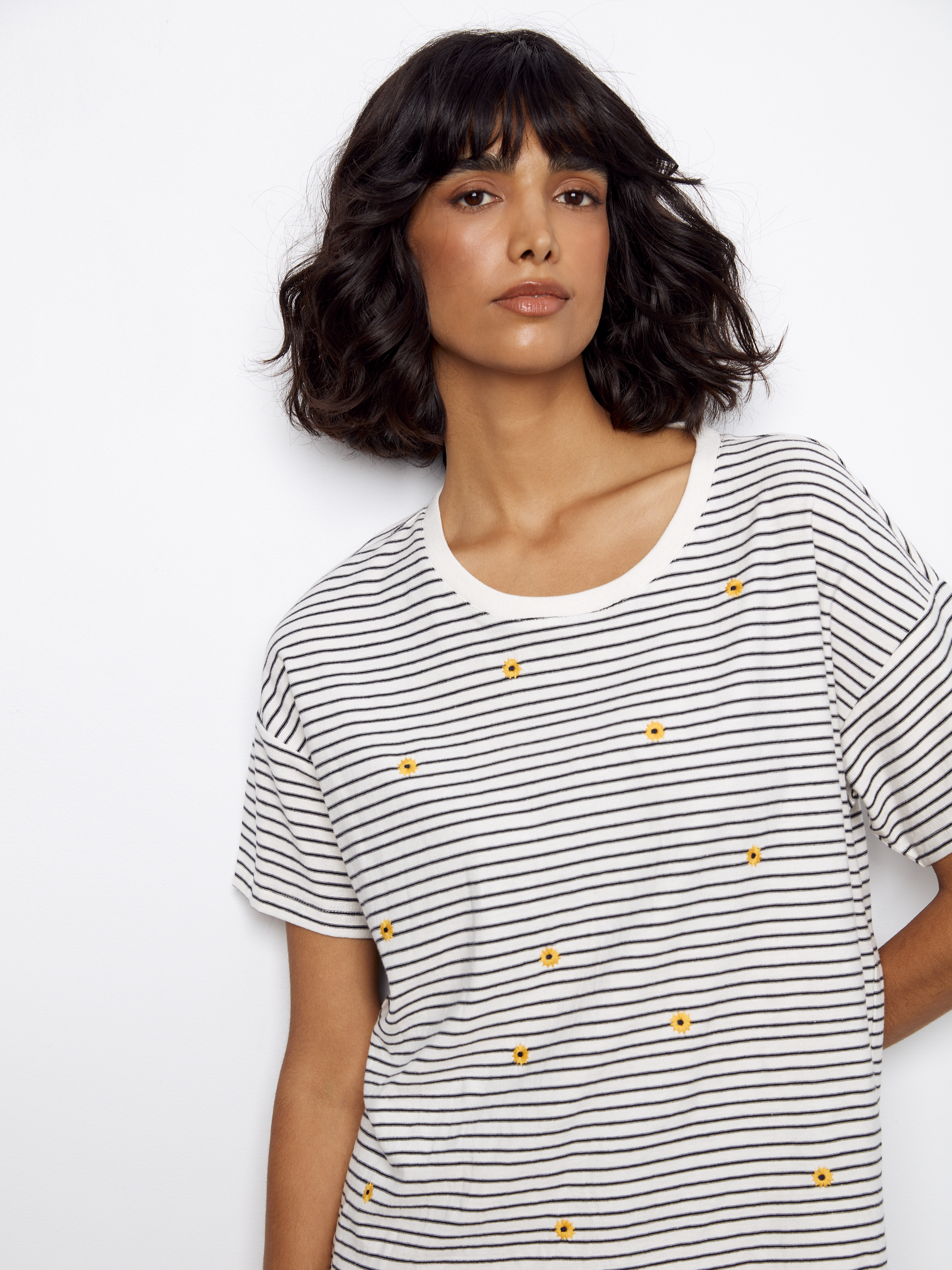 T-shirt NATURAL - C1387marguerite - Charlie B