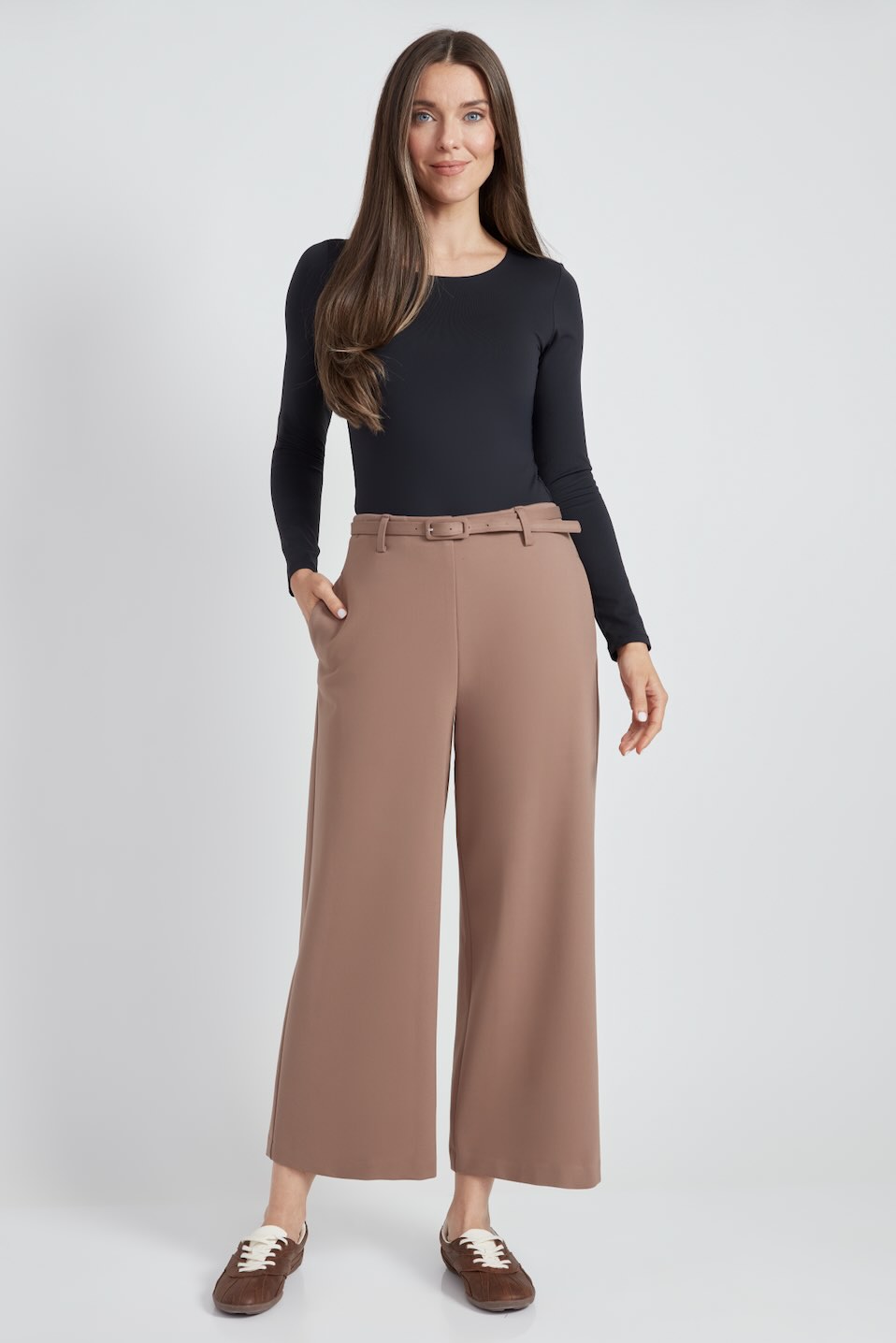 Pantalon GAUCHO CROP - Up69082biscuit - UP