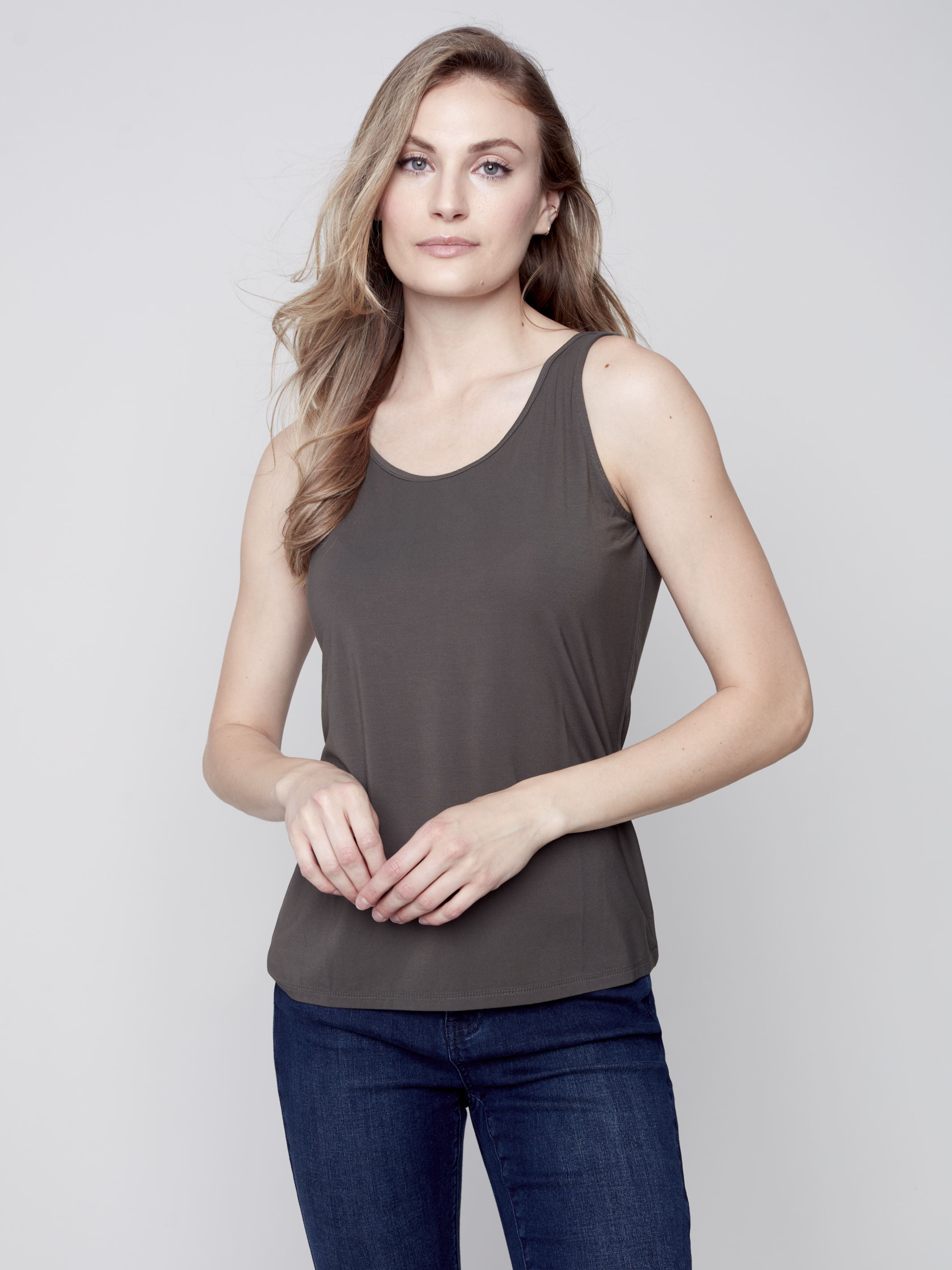 Camisole en bambou réversible - C1243E - Charlie B