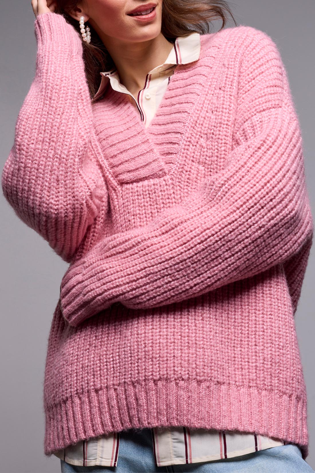 Chandail OVERSIZE - TR6262rose - Tribal