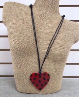 Collier coeur en résine - 658110009R - Tom & Eva