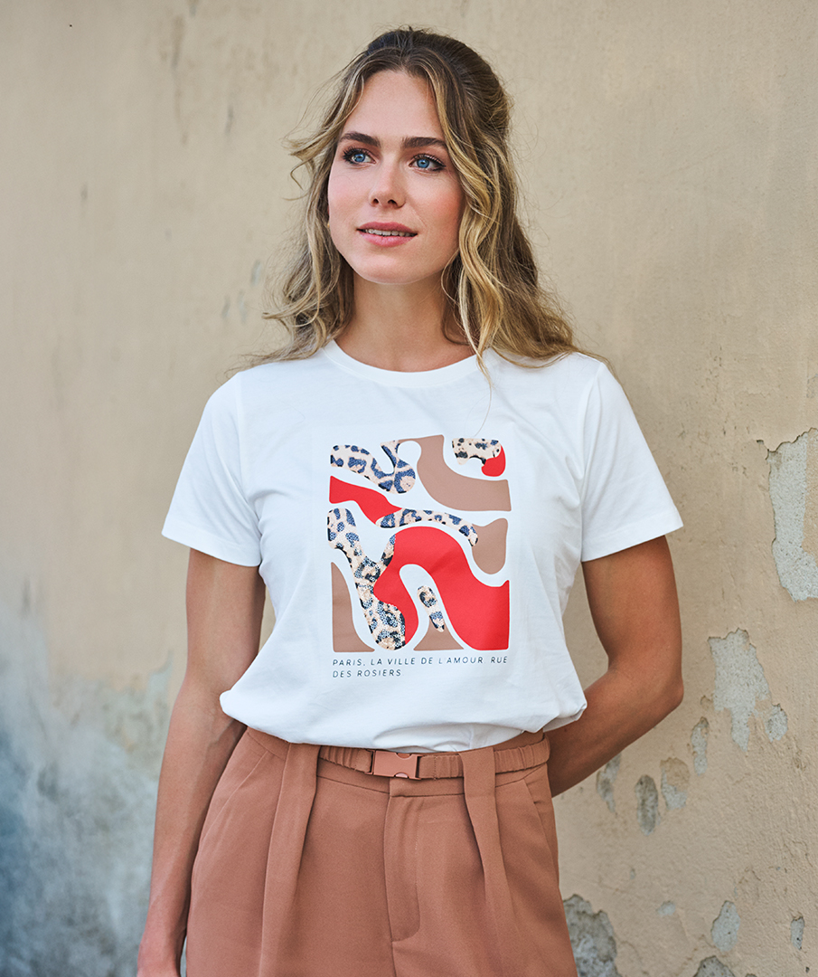 T-shirt FAY - ESQ05014paprika - Esqualo