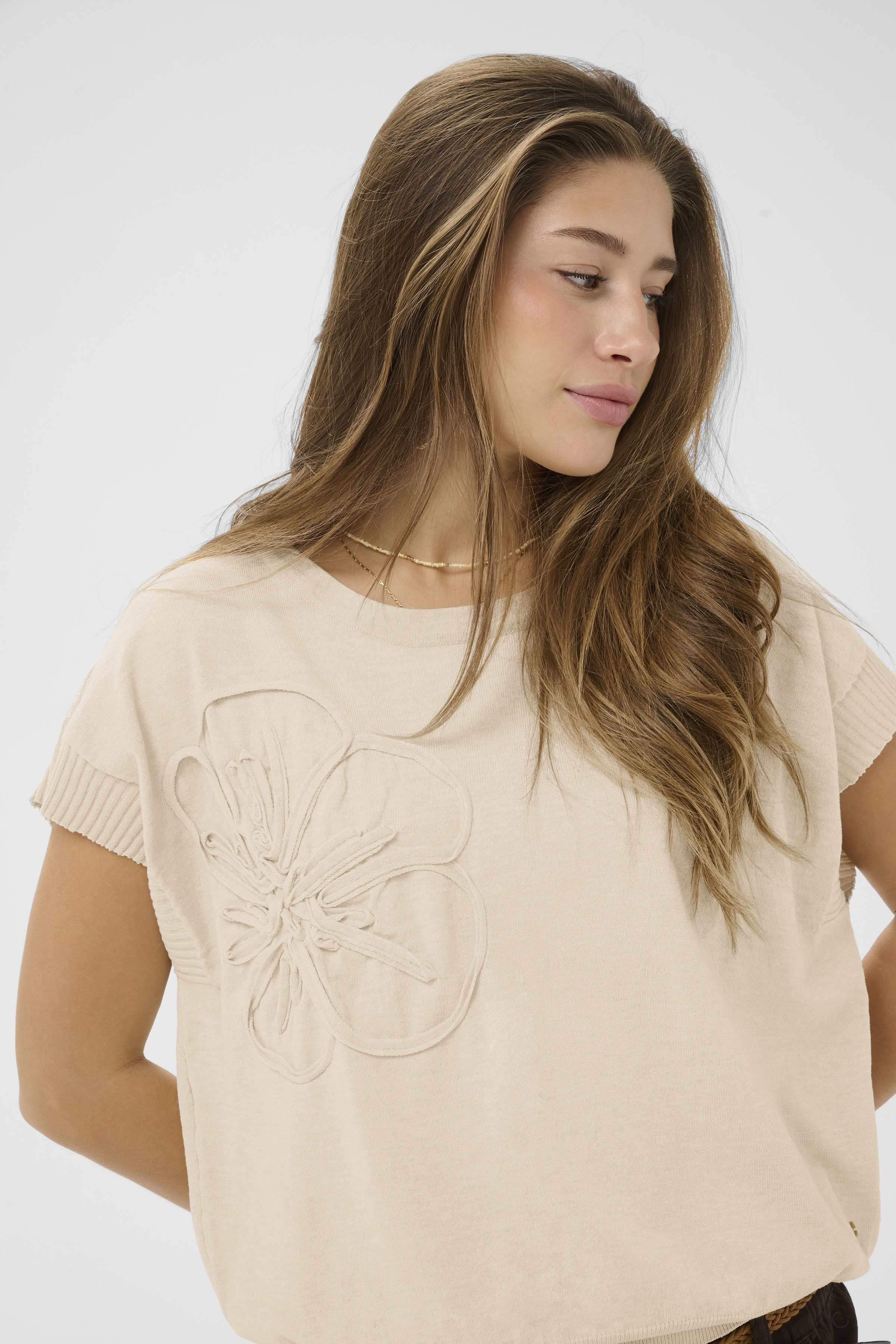 Chandail DELA - CR10615143oat - Cream