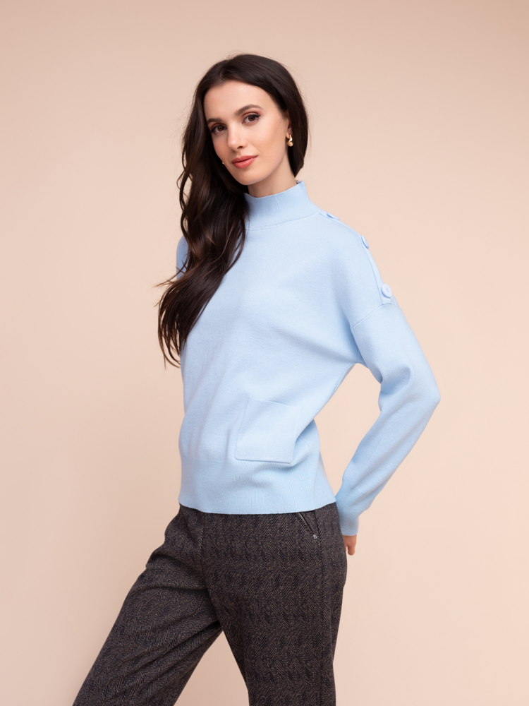 Chandail DELY - A48006bleu - Alison Sheri