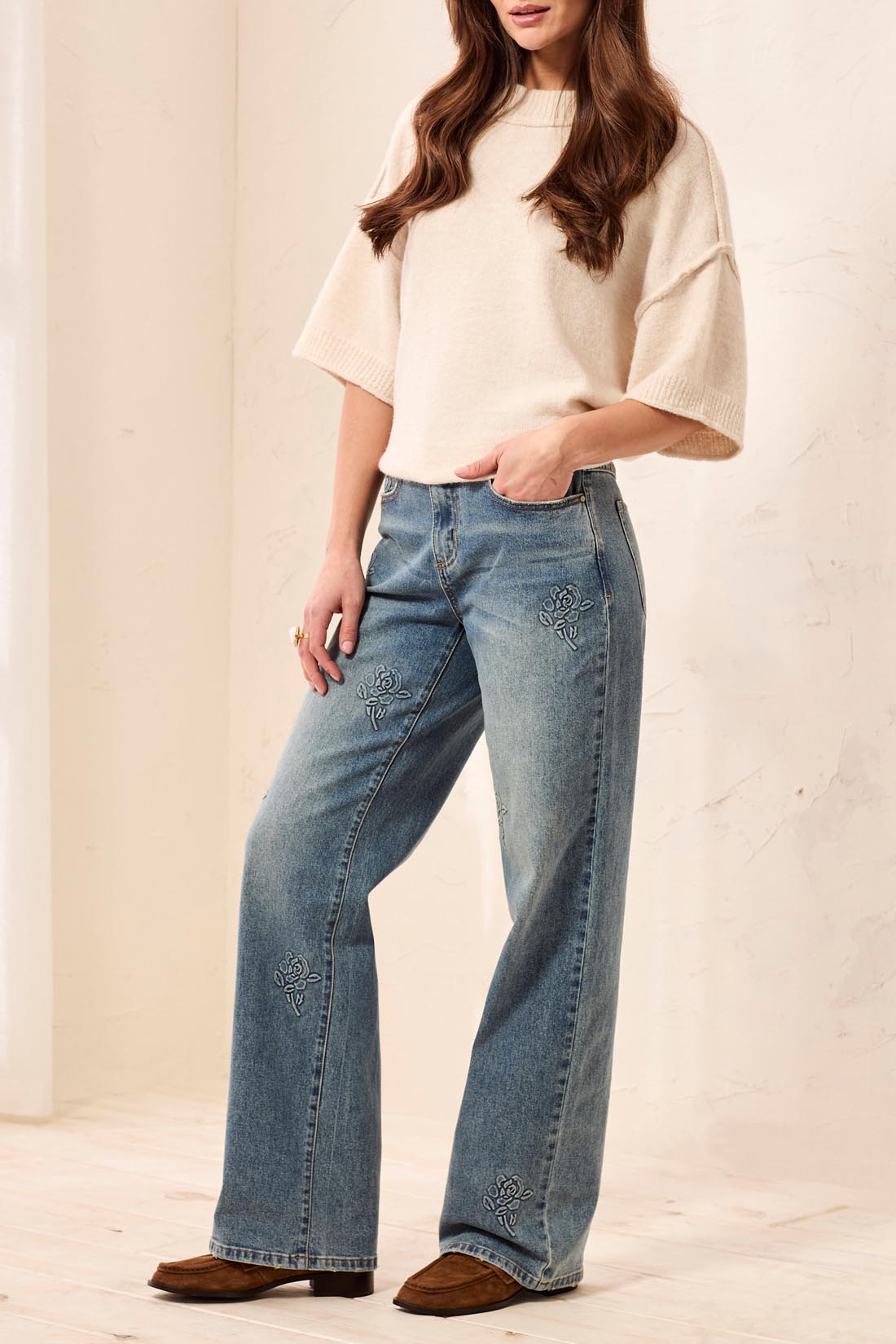 Jeans FLOWER - TR6083 - Tribal
