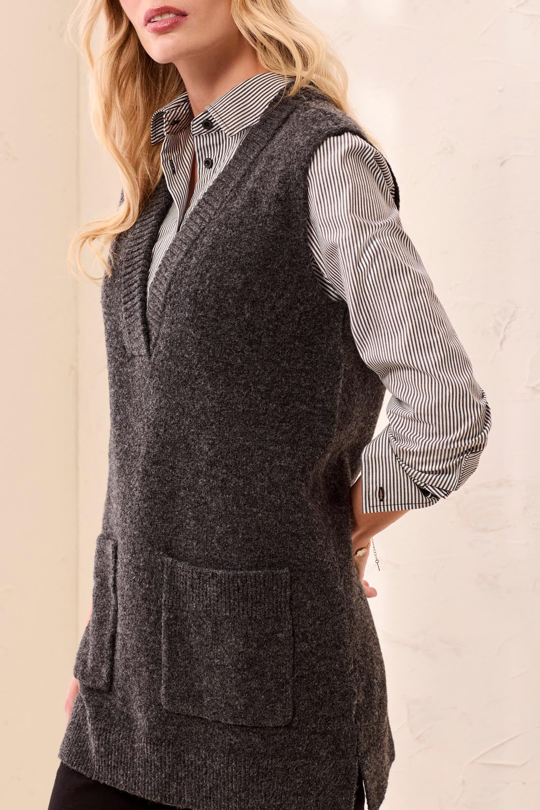 Tunique CHARCOAL - TR3249 - Tribal