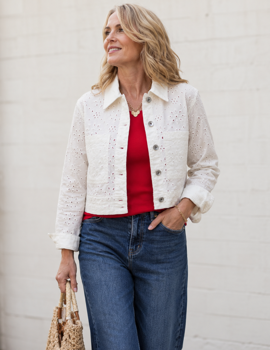 Jacket broderie piece vedette - ONLY15338055 - ONLY