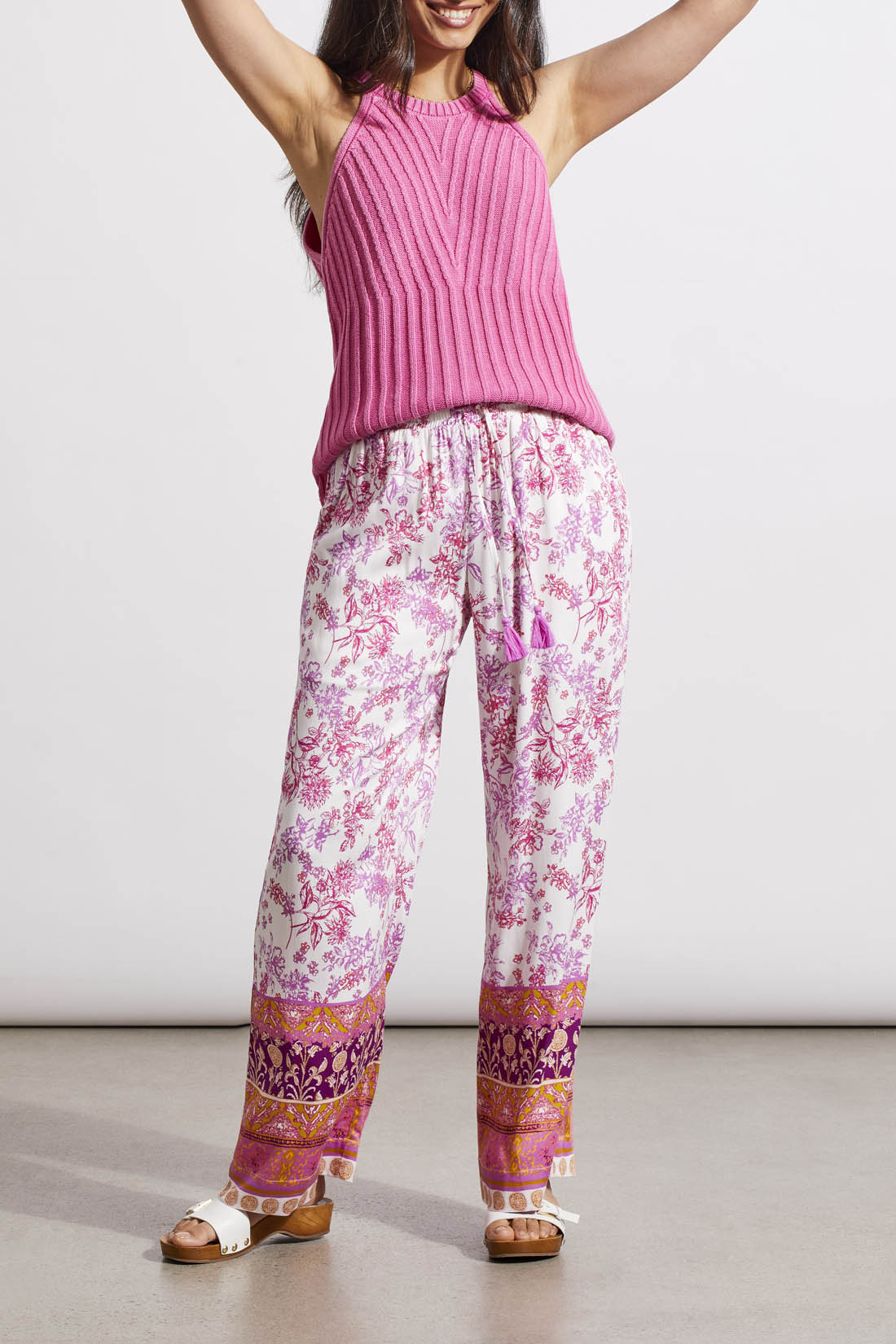 Pantalon imprimé cordon de serrage - TR54320 - Tribal