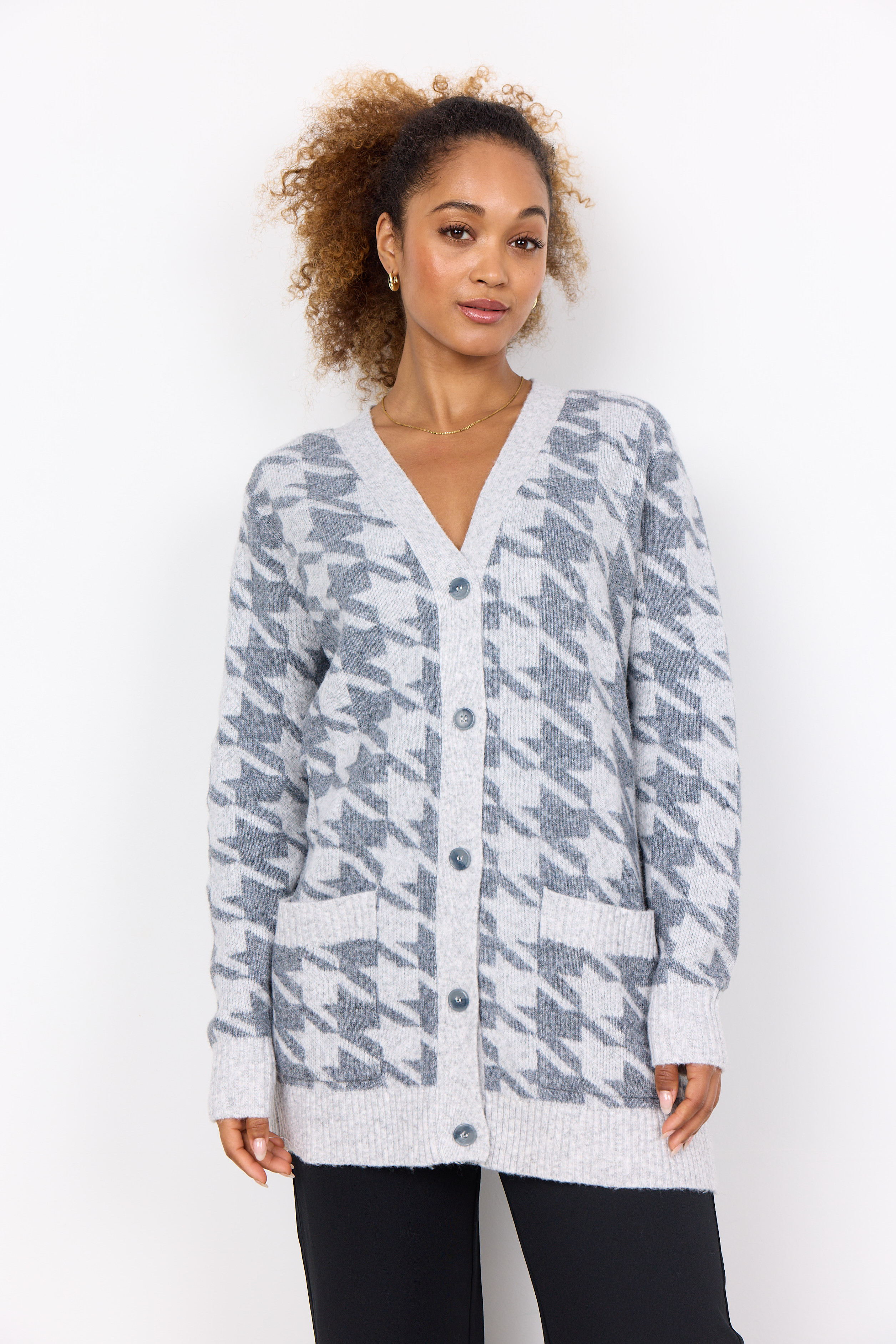 Veste boutons pied de poules/SC - SC33553 - Soya concept