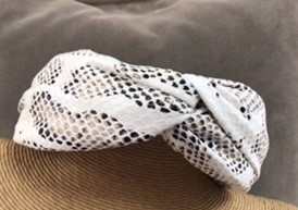 Serre-tête effet serpent / noeud - 608210B - 