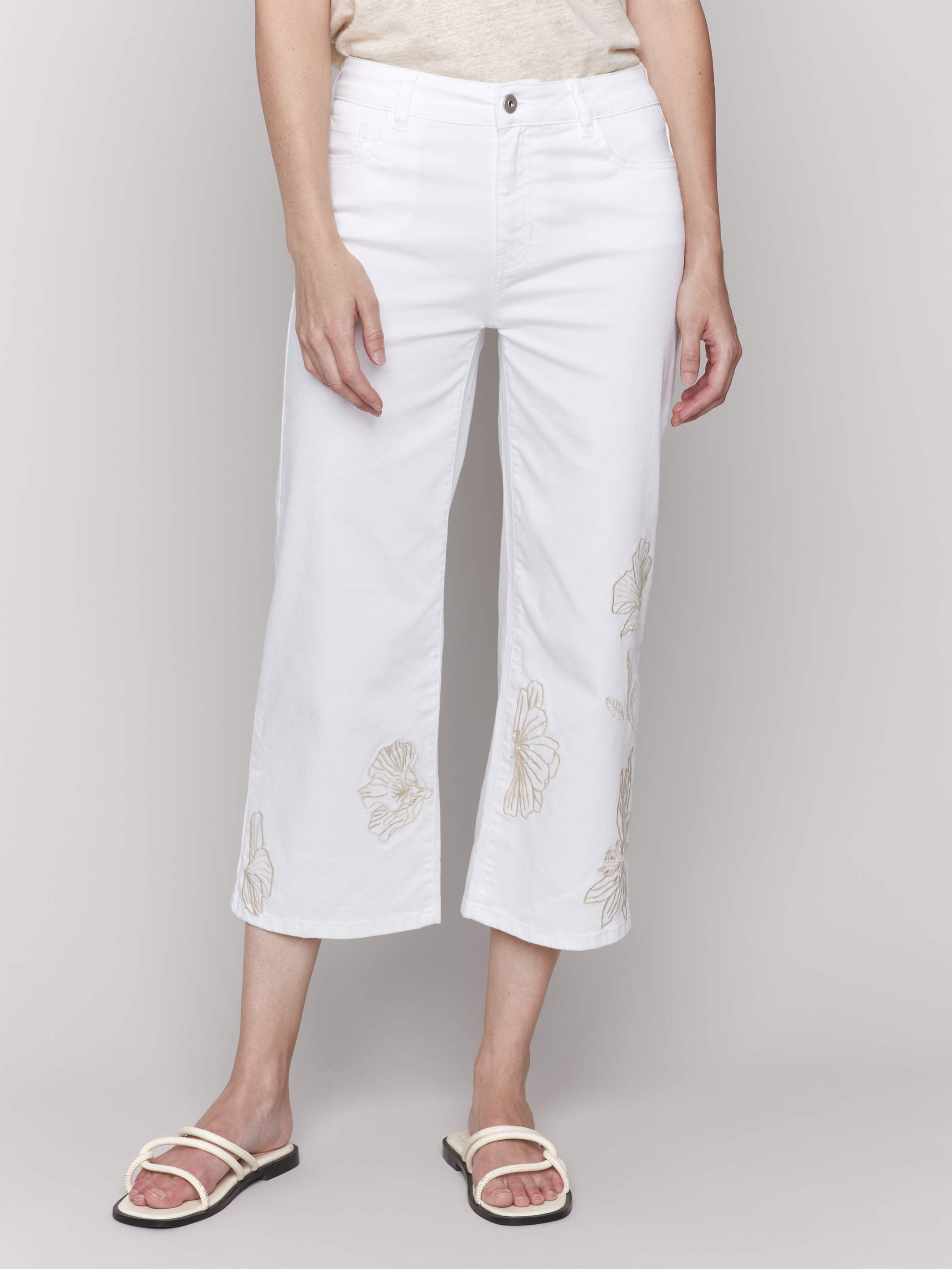 Pantalon broderie - C5601 - Charlie B