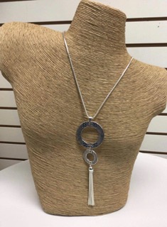 Chaîne / pendentif cercles et gland - 588110187 - 