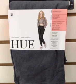 Jogging suède végétalien / taille haute - HUE23748 - Hue