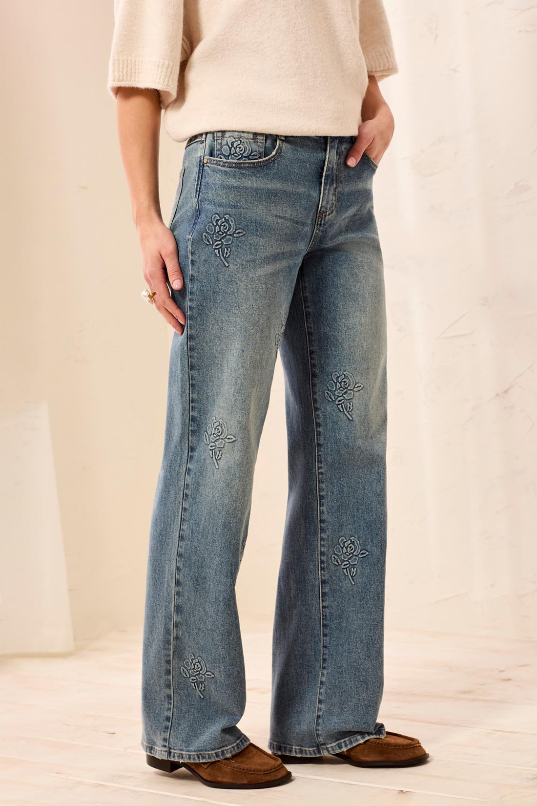 Jeans FLOWER - TR6083 - Tribal