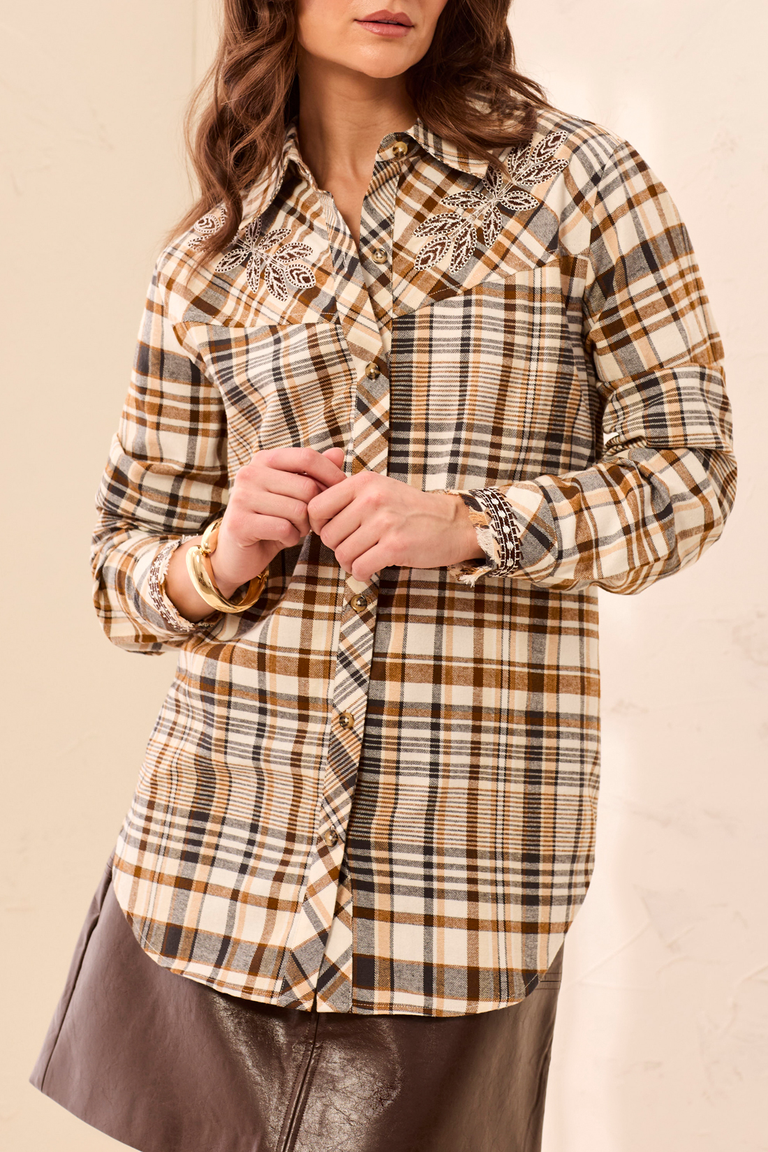 Chemisier PLAID - TR6321 - Tribal