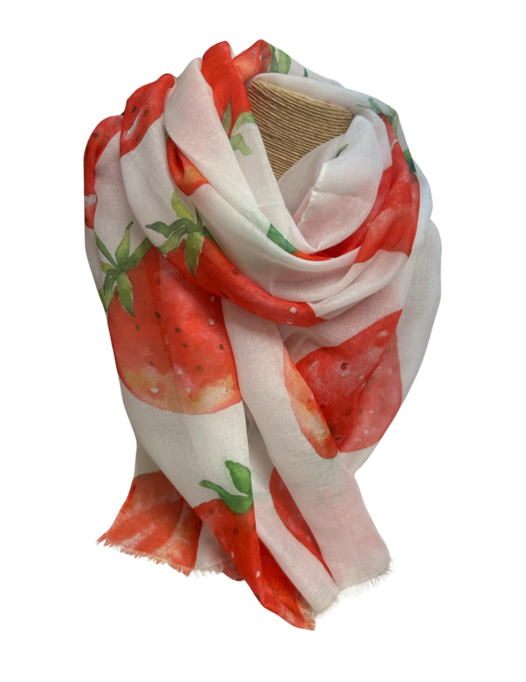 Foulard fraises - TE680117067 - Tom & Eva