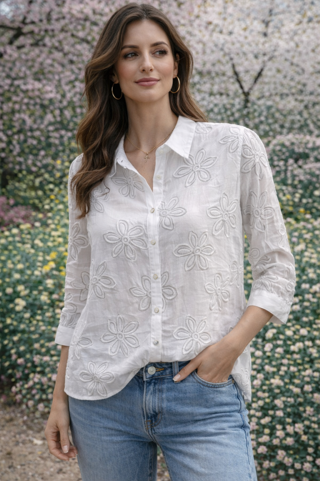 Blouse BLANCA - P20033 - Papillon 