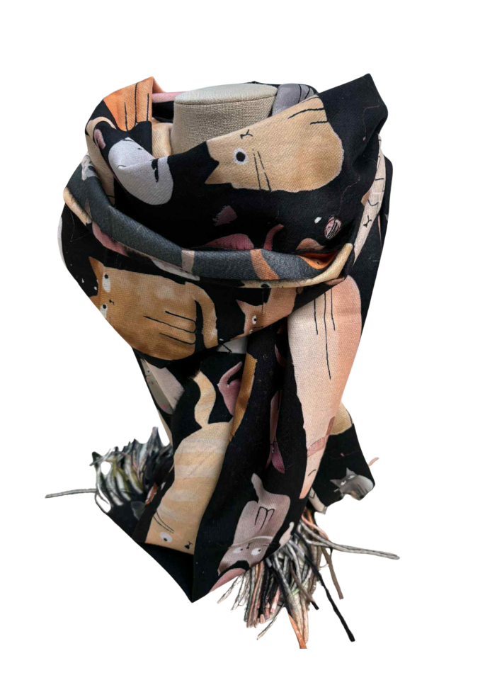 Foulard CHATS - TE690118858 - Tom & Eva