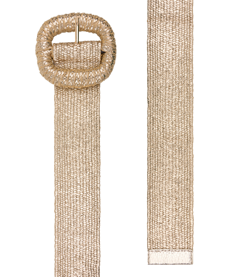 Ceinture de paille metallisé - ESQ10230 - Esqualo