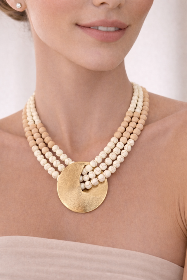 Collier LATTE - 06-42468-1 - Fantaisie