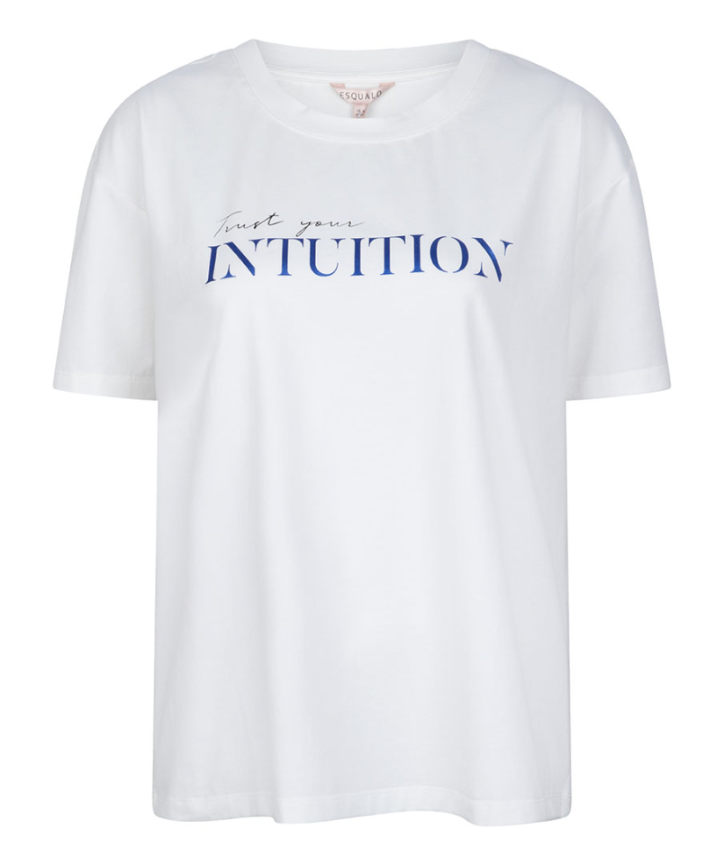 T-shirt trust your intuition / Esqualo - EW2205711 - Esqualo