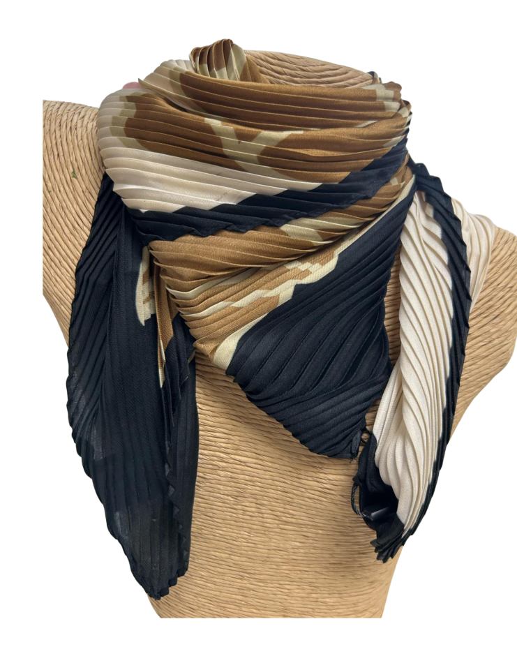 Foulard gaufré motifs - TE670164022br - Tom & Eva