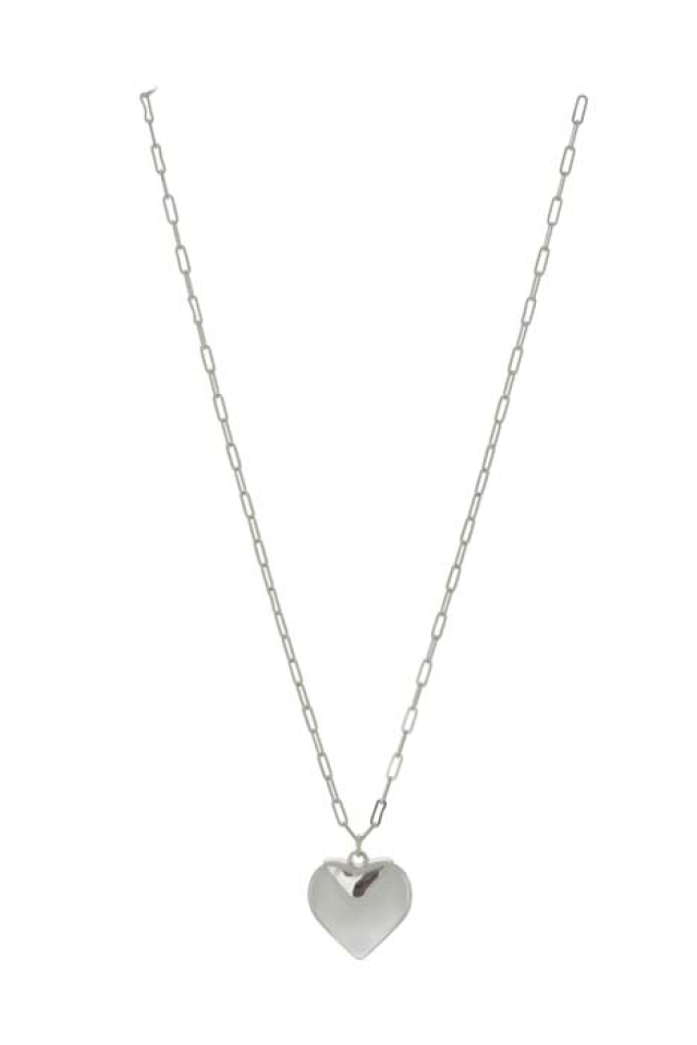 Collier long coeur transparent - 06-14085 - Merx