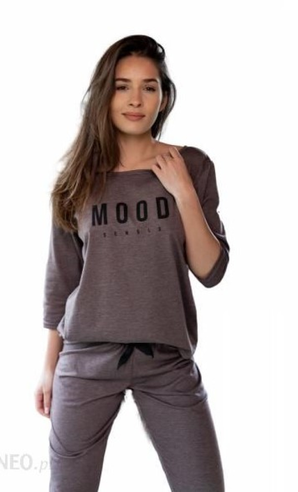 Pyjama 2 pièces / taille élastique avec boucle / imprimé MOOD - Pyjama Mood - Sensis