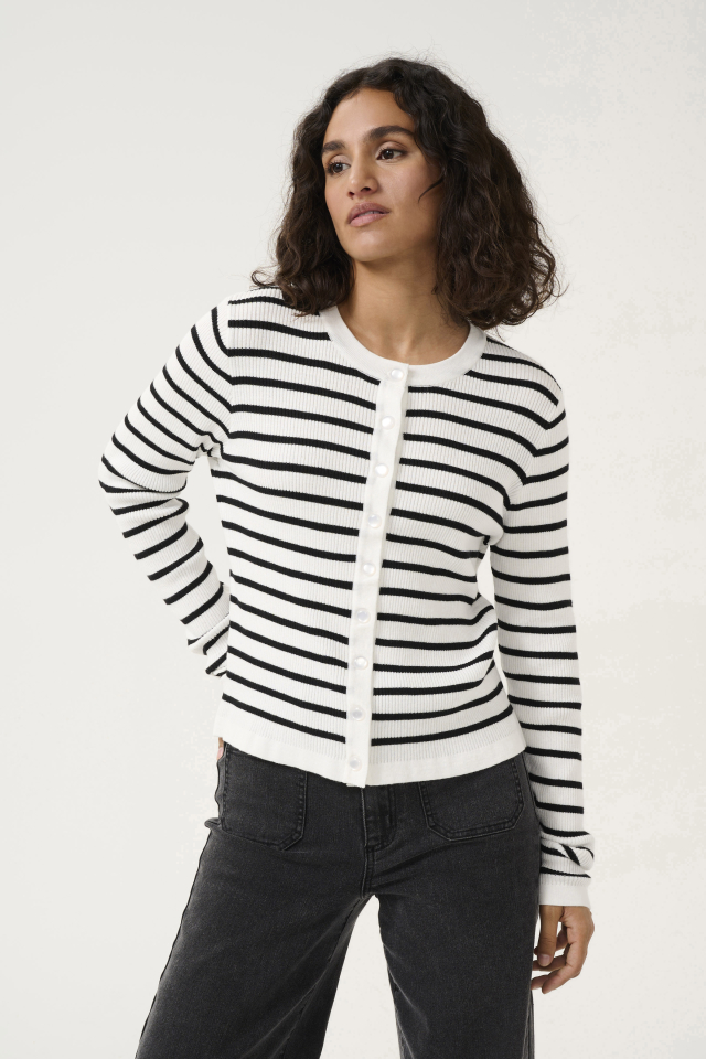 Cardigan LILIBETH à rayures - KA10509523 - Kaffe