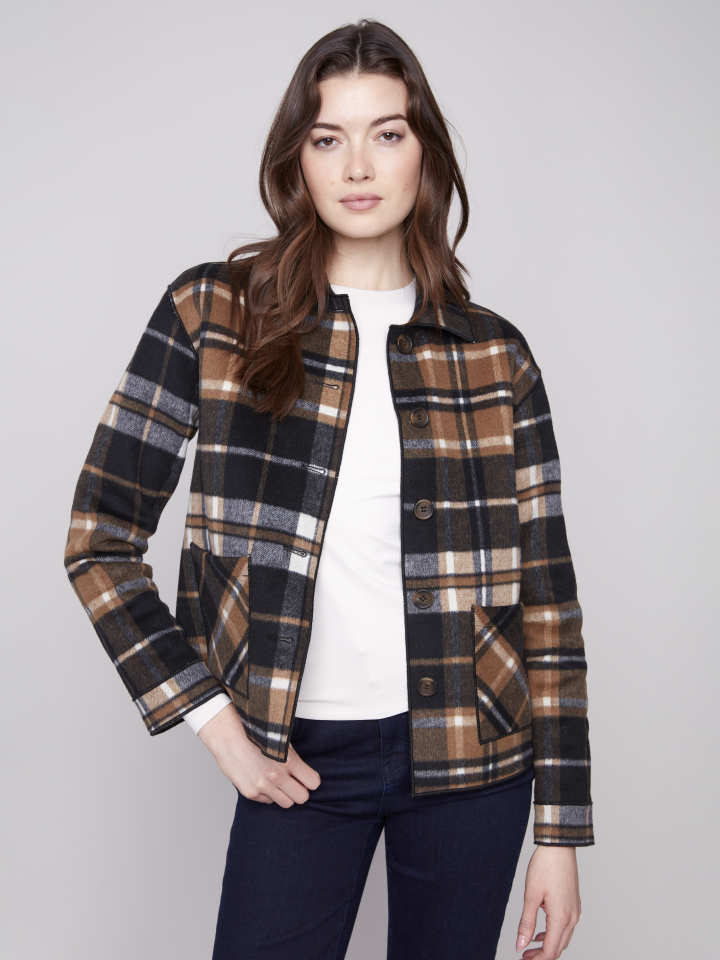 Manteau REVERSIBLE - C6185 - Charlie B