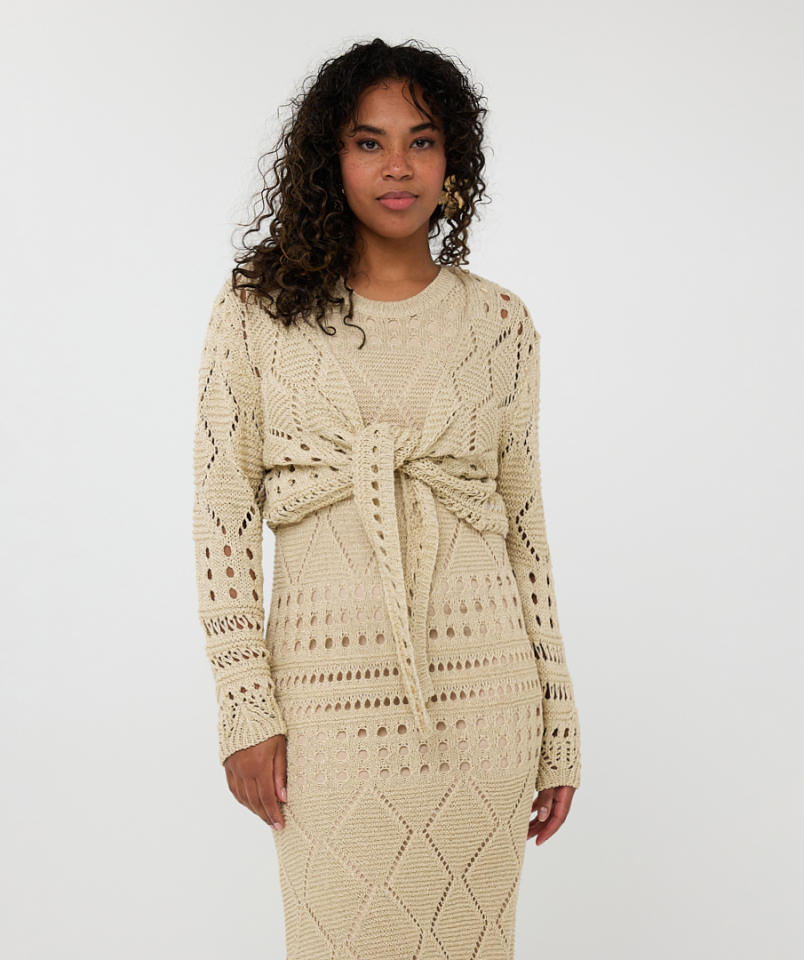 Veste métalissée à nouer - ESQ02205 - Esqualo