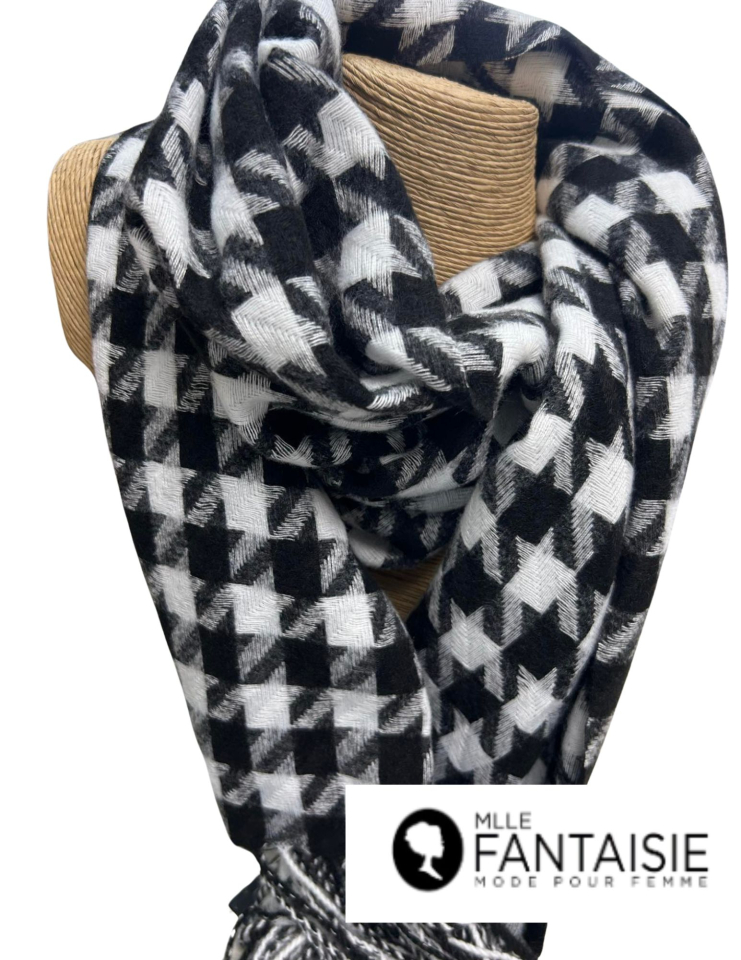 Foulard pied de poule - TE670131106N - Tom & Eva