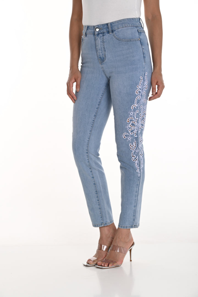 Jeans broderie - FL256739U - Frank Lyman