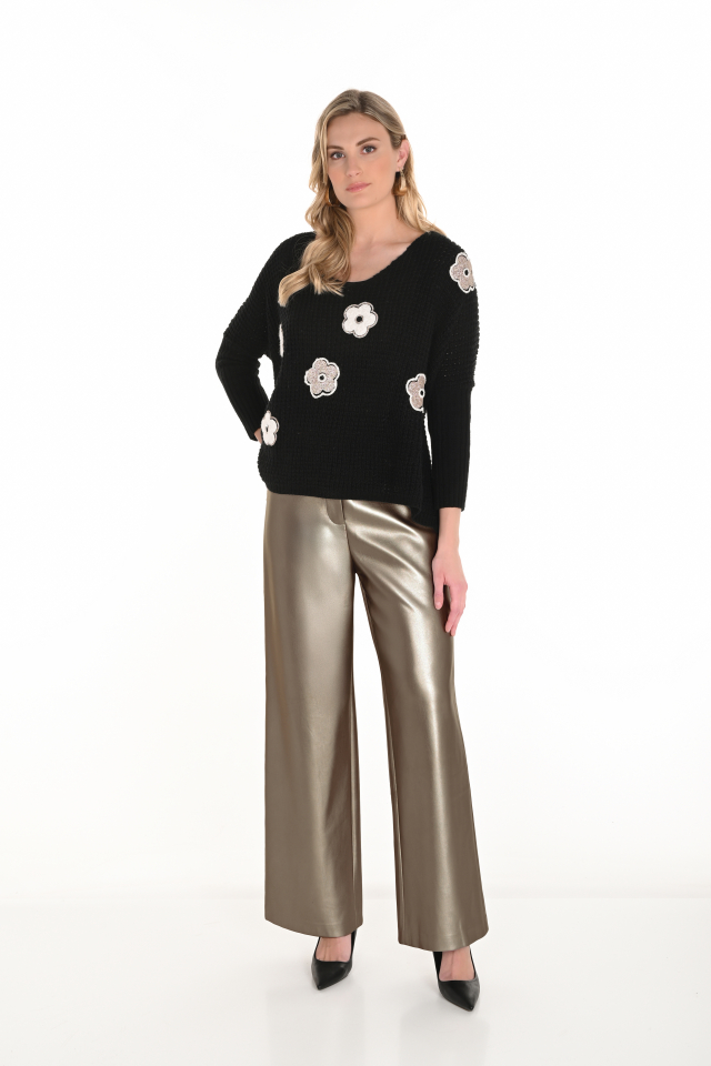 Pantalon métallique - FL253875 - Frank Lyman