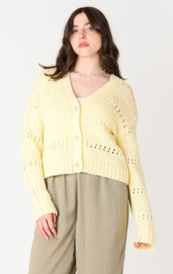 Cardigan citron - BT2527251 - Blacktape