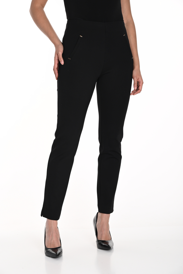 Pantalon noir ajusté - FL243441U - Frank Lyman