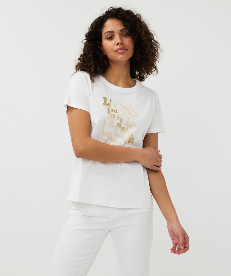 T-shirt avec paillettes - ESQ05015 - Esqualo