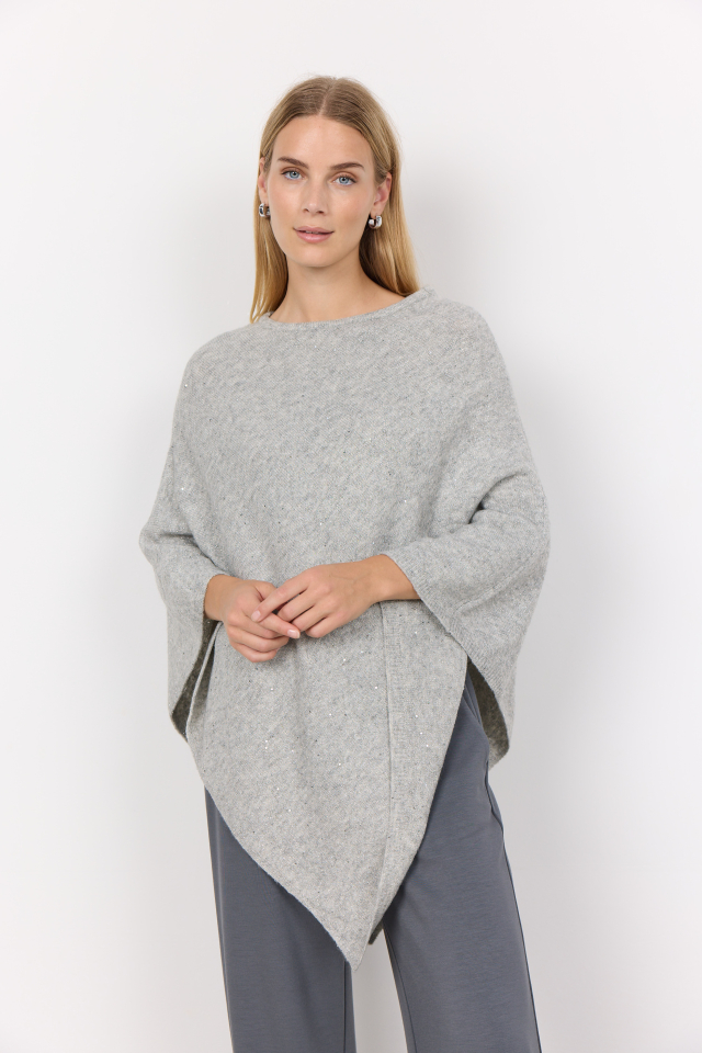 Poncho avec brillance pointe/Soya concept - SC51337 - Soya concept