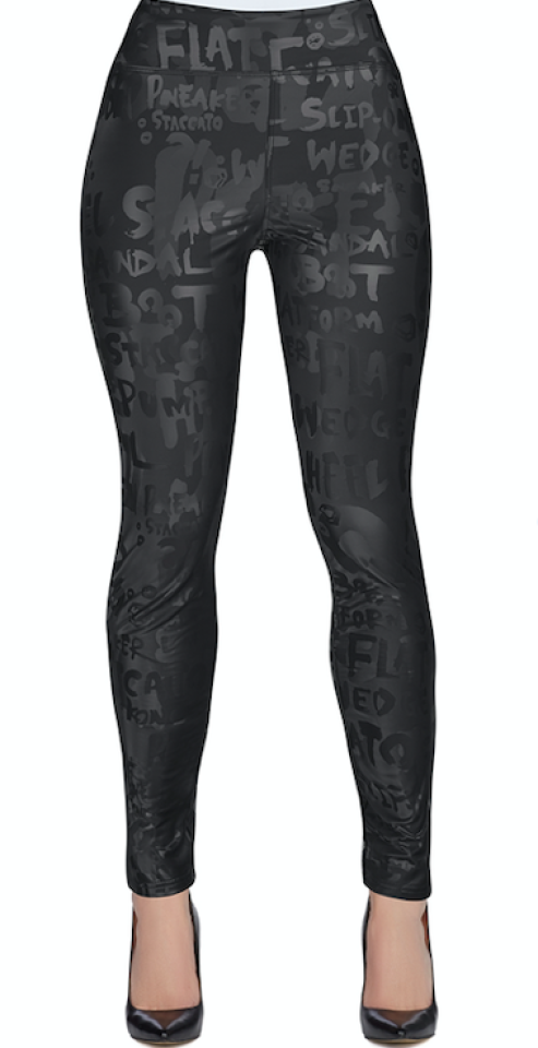 Legging ecriture/Tricotto - T261N - Tricotto