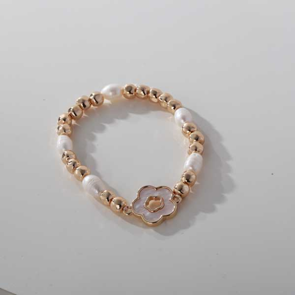 Bracelet fleur et perle - M0702368 - Merx