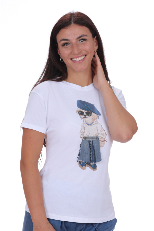 T-shirt chat avec jupe - N111129 - Ness 